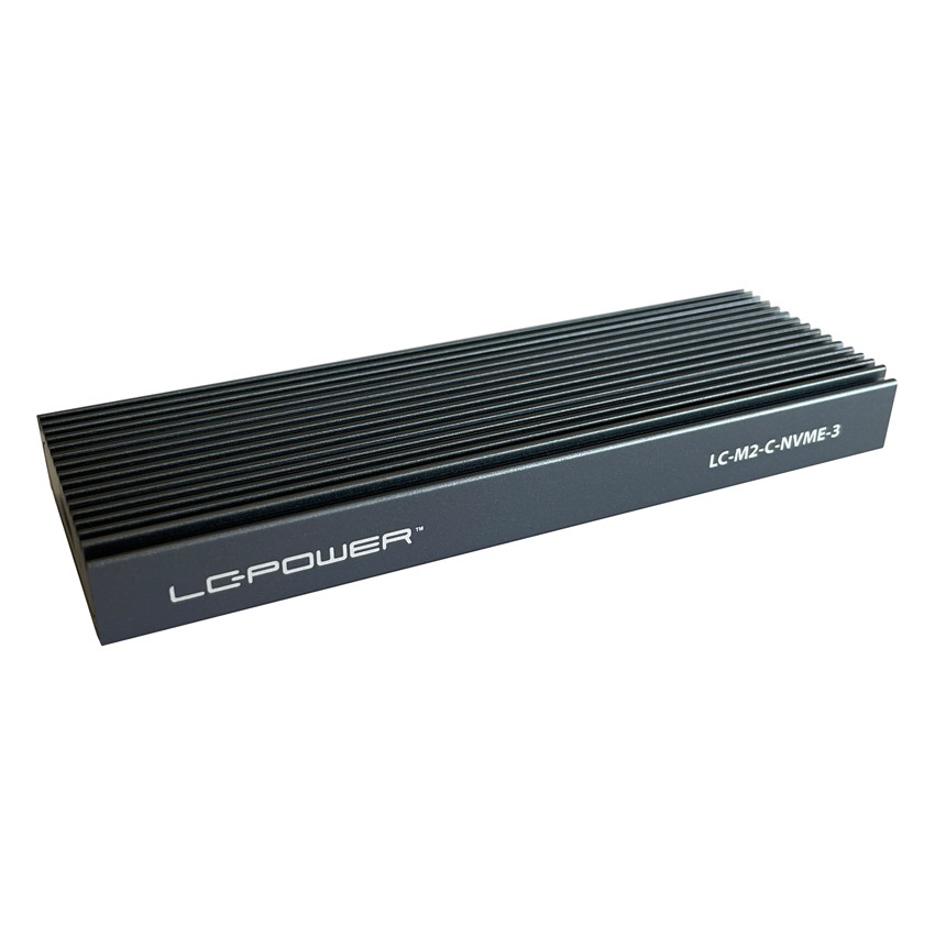 LC-Power LC-M2-C-NVME-3 storage drive enclosure SSD enclosure Black M.