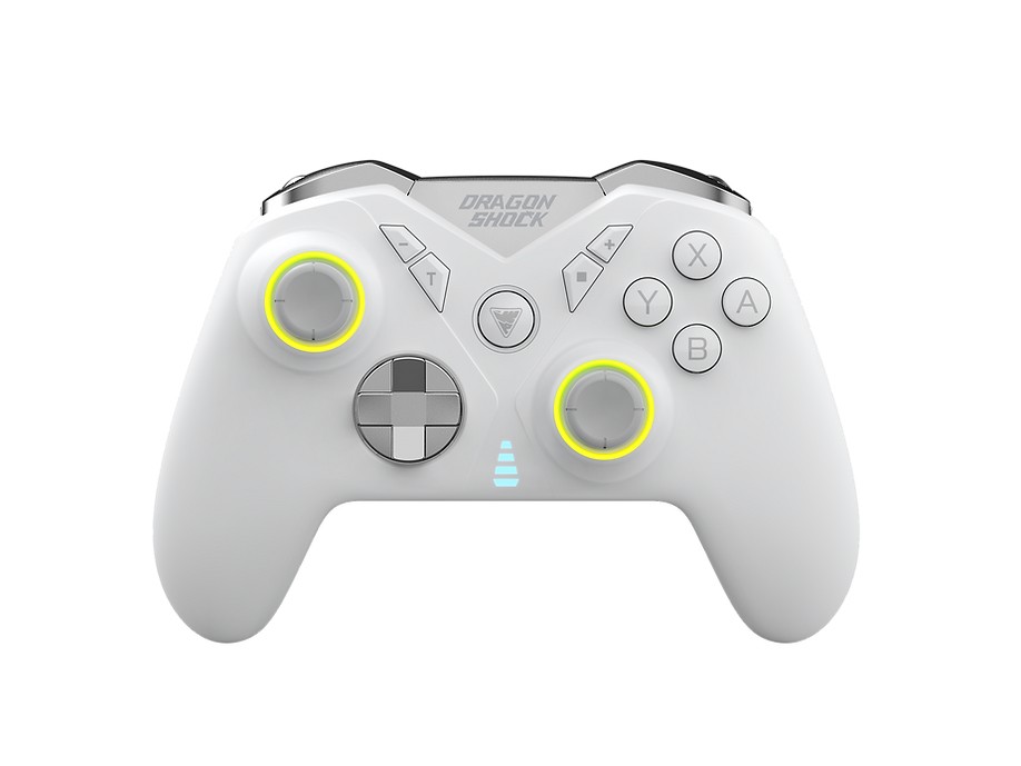 Dragonshock Nebula Pro Blanc Bluetooth Manette de jeu Nintendo Switch