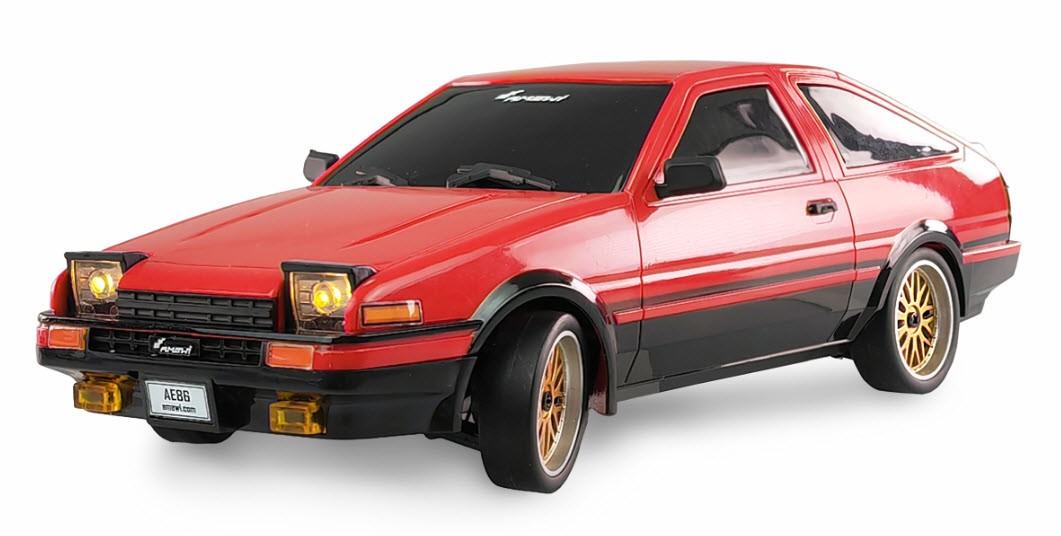 Amewi AE86 Sprinter Trueno Scale Drift Rot Brushed 1:18 RC Modellauto