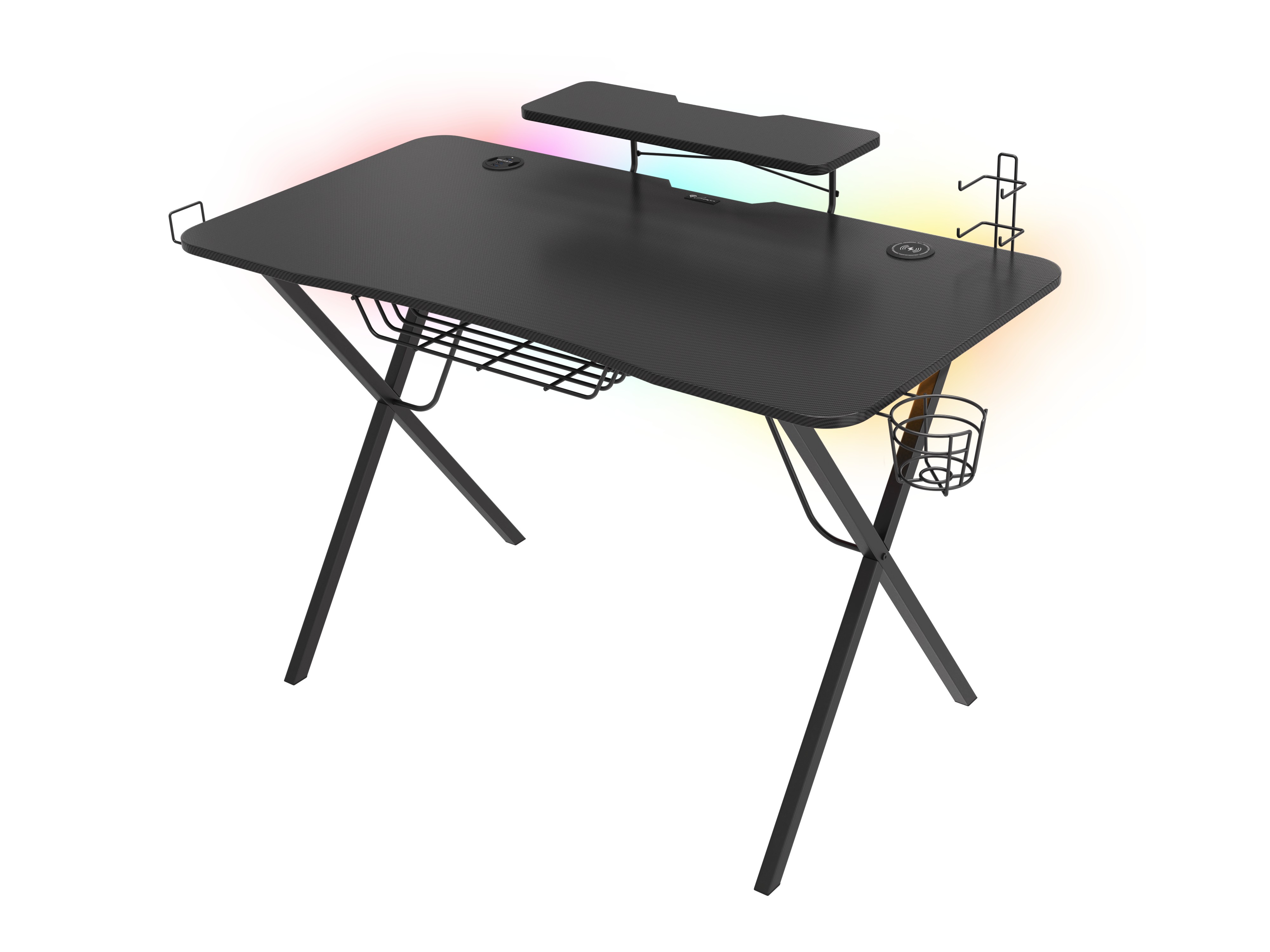 GENESIS Holm 300 RGB Black - GENESIS Holm 300 RGB, Straight,