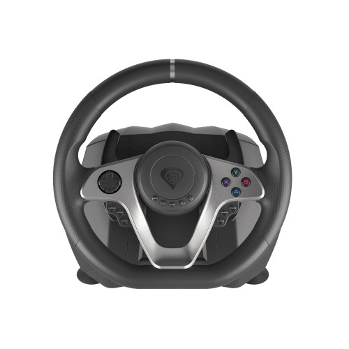 GENESIS Seaborg 400 Black, Silver USB Steering wheel + Pedals