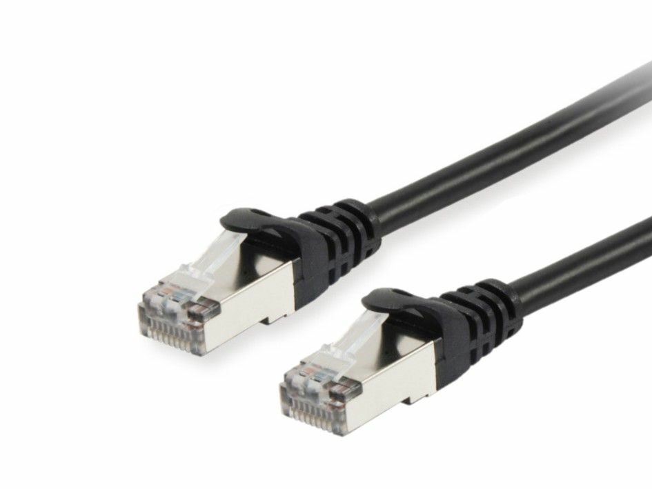 Equip Cat.6 S/FTP Patch Cable, 40m, Black - Equip Cat.6 S/FTP Patch
