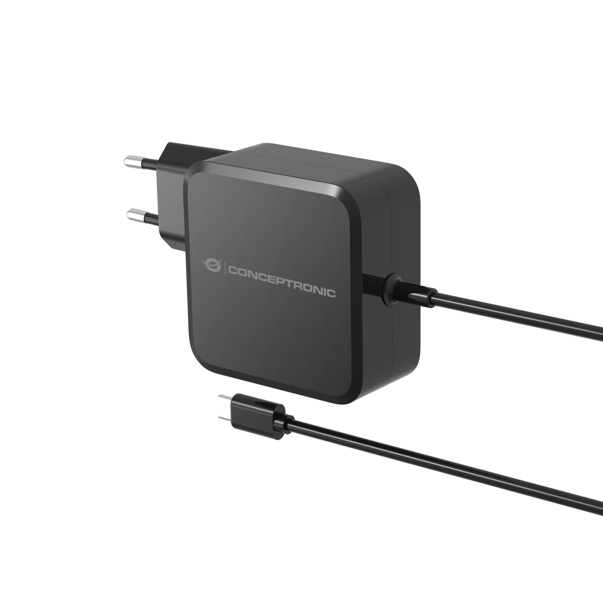 Conceptronic OZUL05BE mobile device charger Universal Black AC Indoor