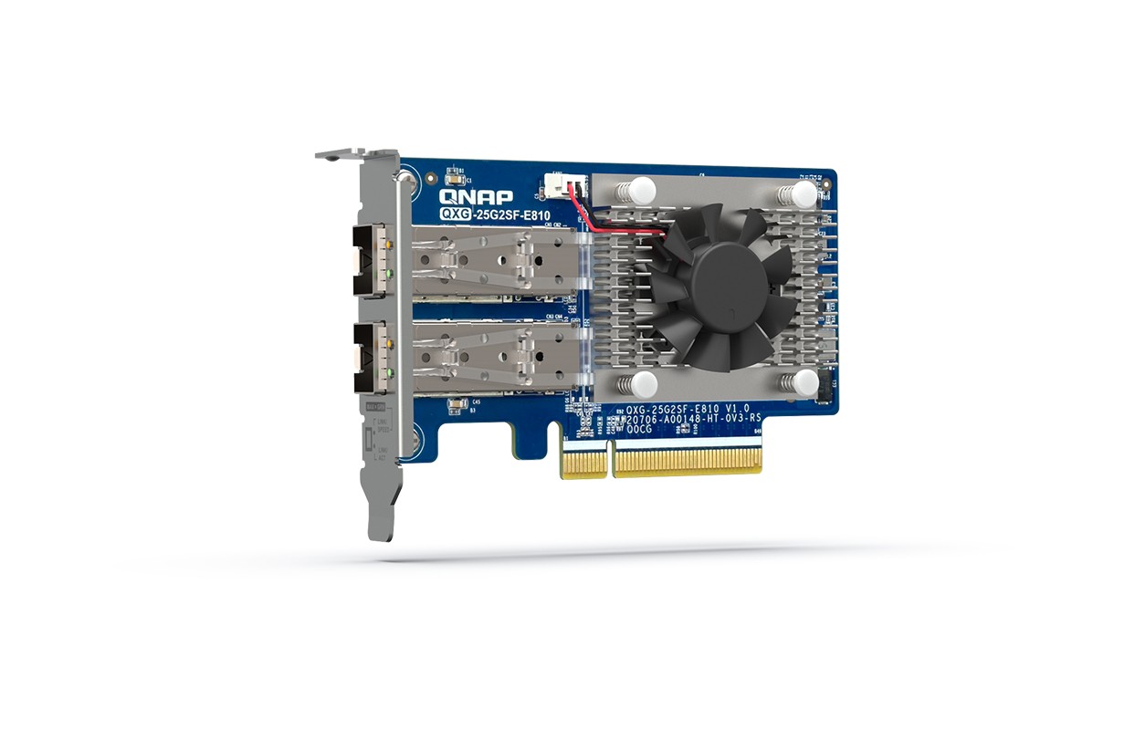QNAP QXG-25G2SF-E810 network card Internal Fiber 25000 Mbit/s - QNAP