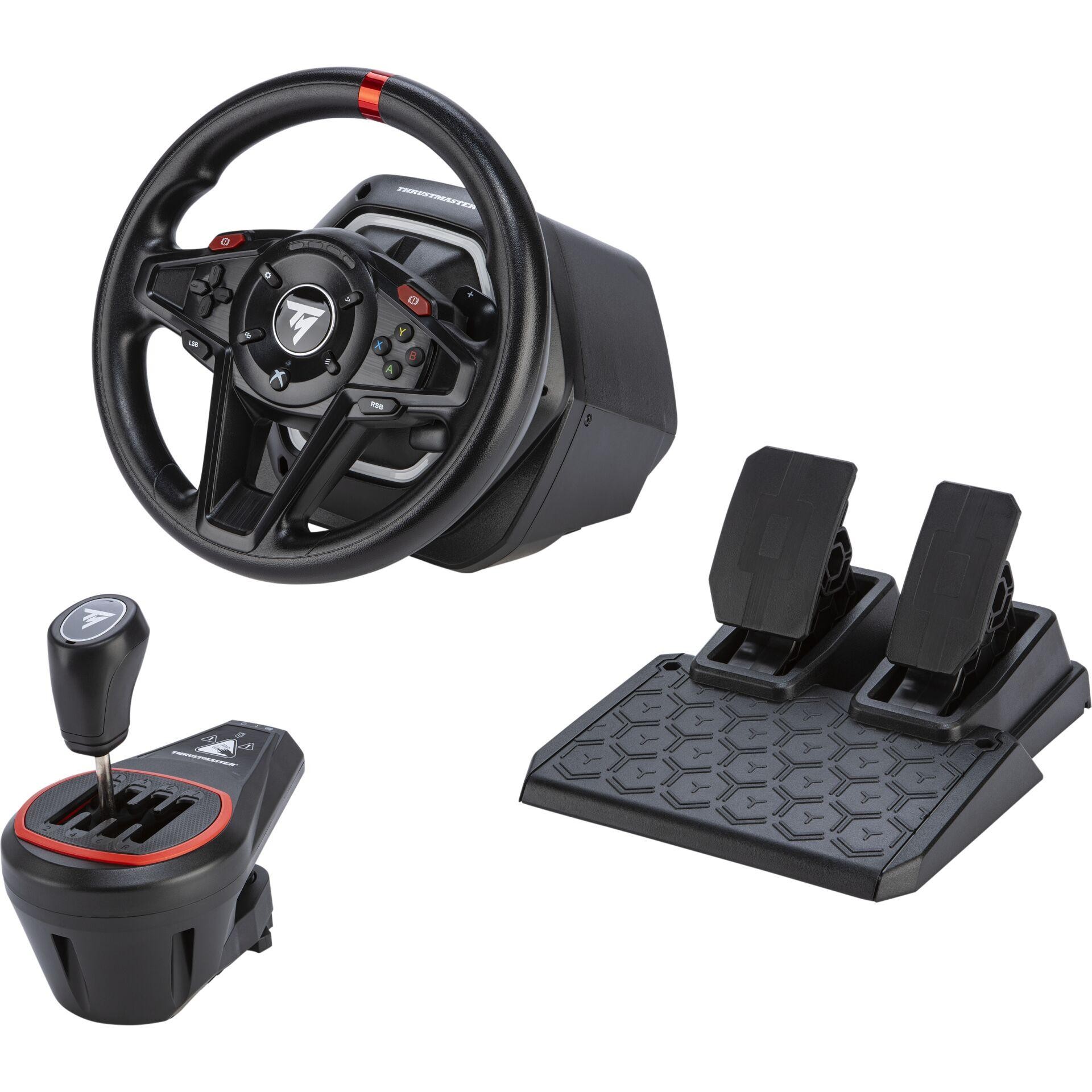Thrustmaster T128 Shifter Pack Negro USB Volante + pedales + palanca