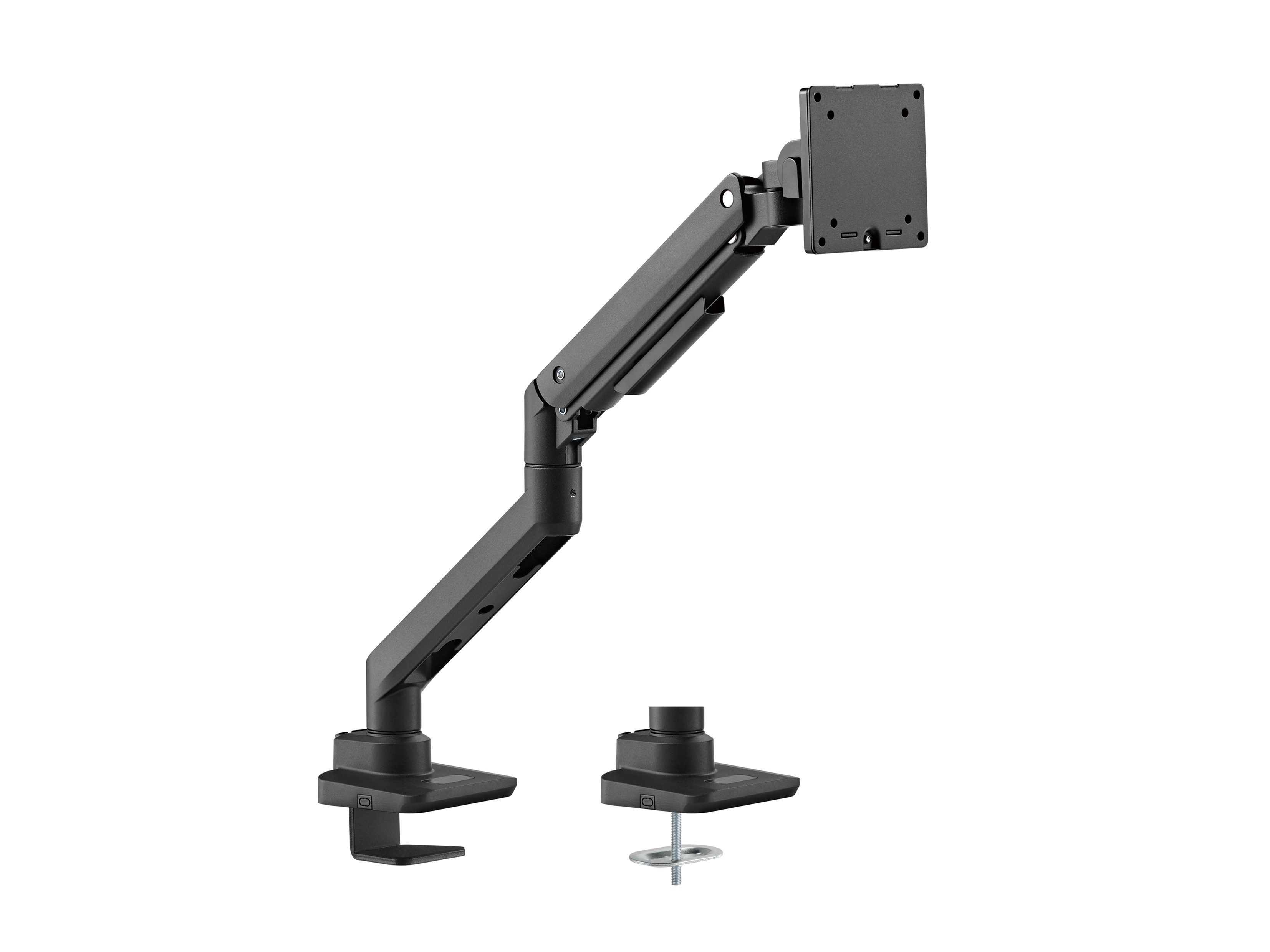 Equip 17"-49" Heavy-Duty Monitor Desk Mount Bracket, Black - Equip 17"