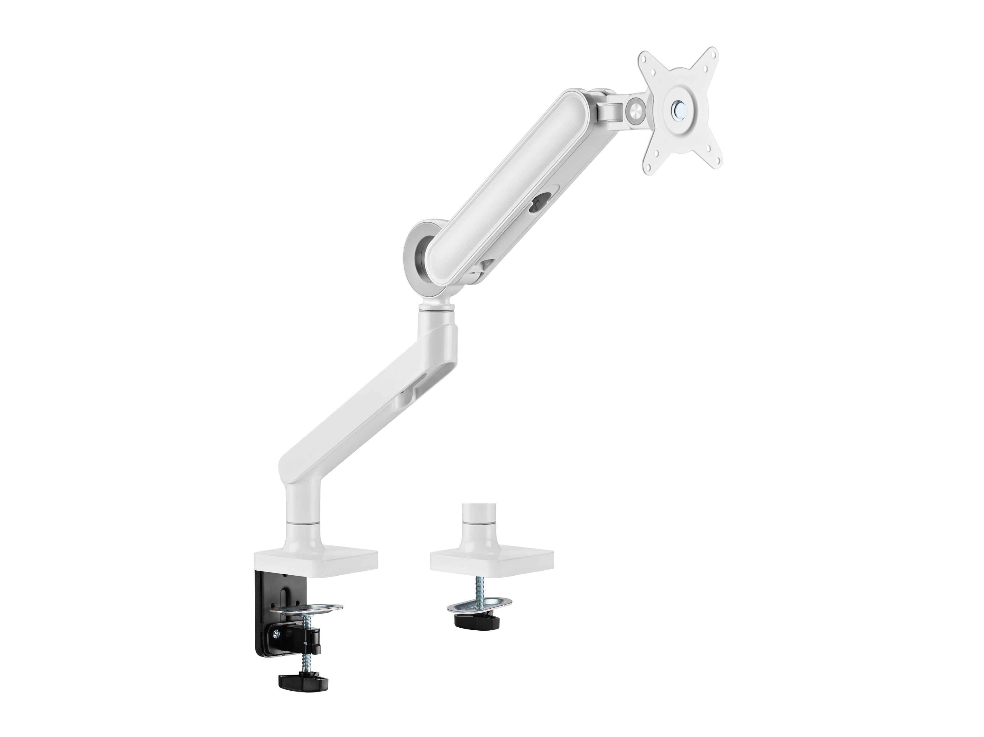 Equip 17"-35" Premium Monitor Desk Mount Bracket, White - Equip 17"-