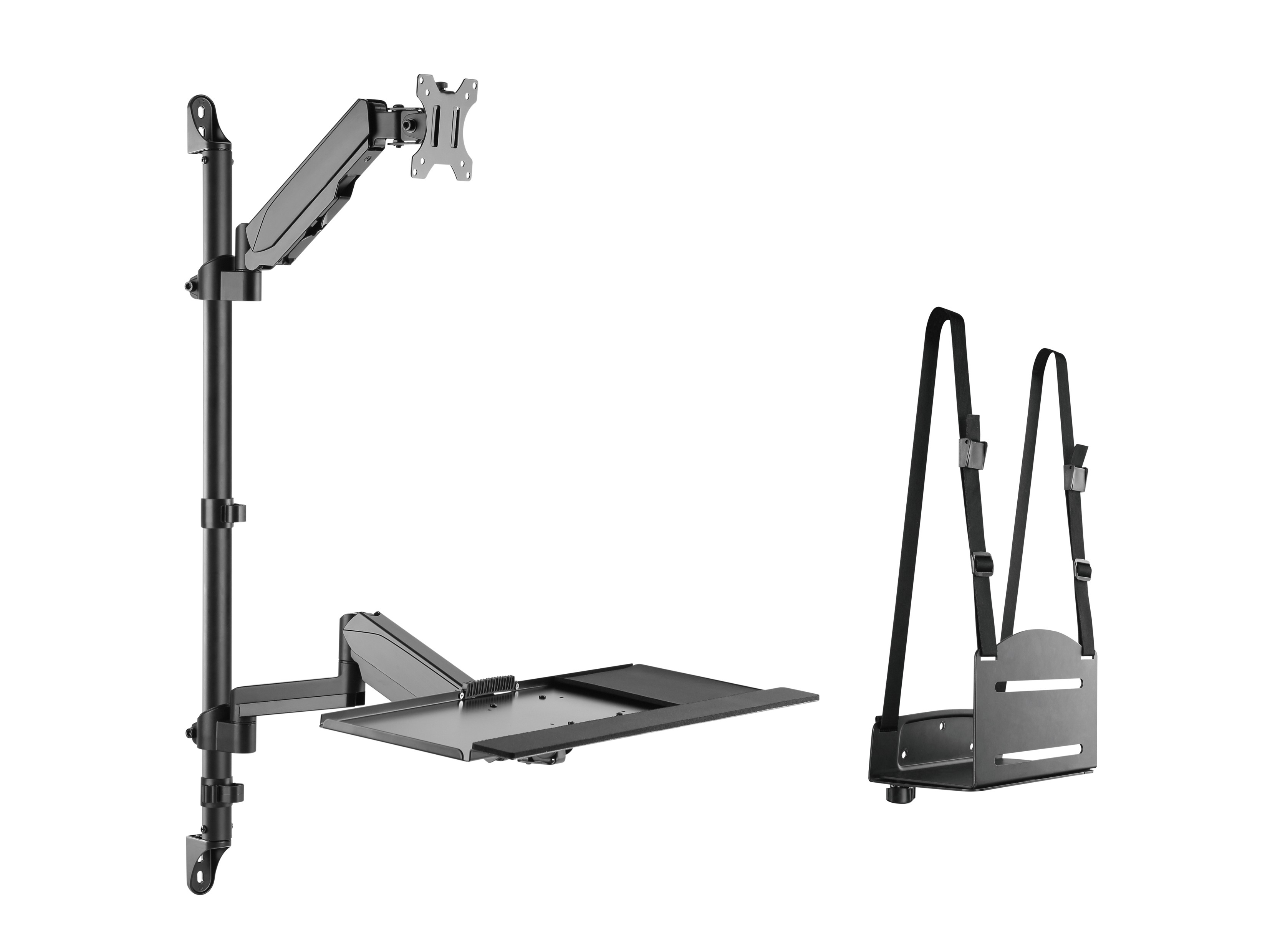 Equip 17"-32" Single Monitor Wall-Mounted Workstation - Equip 17"-32"
