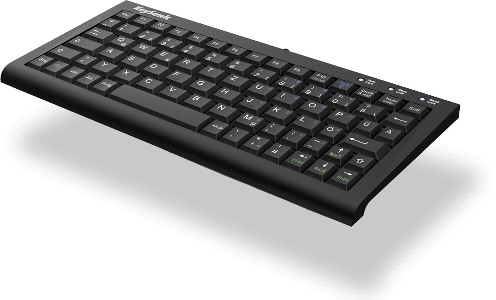 Keysonic ACK-3401U (UK) Kabelgebunden Tastatur UK-Englisch, QWERTY