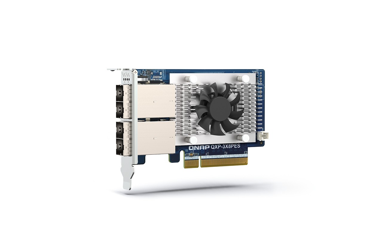 QNAP QXP-3X8PES network card Internal 64000 Mbit/s - QNAP QXP-3X8PES,