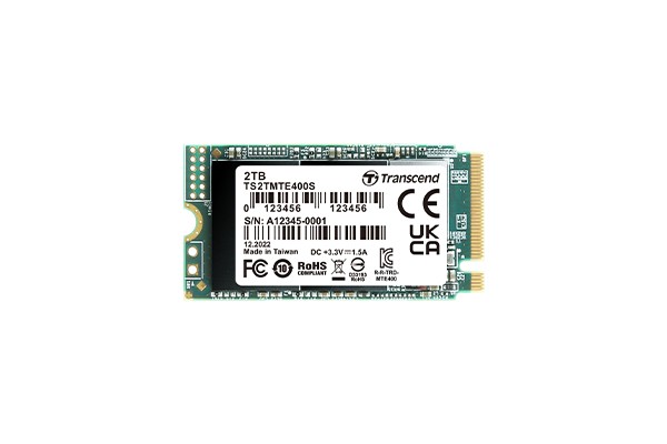 TRANSCEND 2TB M.2 2242 PCIe Gen3x4 NVMe 3D TLC DRAM-less