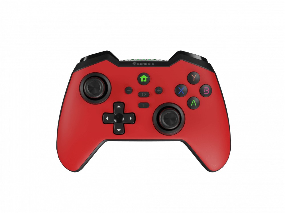 GENESIS Mangan 400 Rojo Bluetooth Gamepad Analógico/Digital Android,