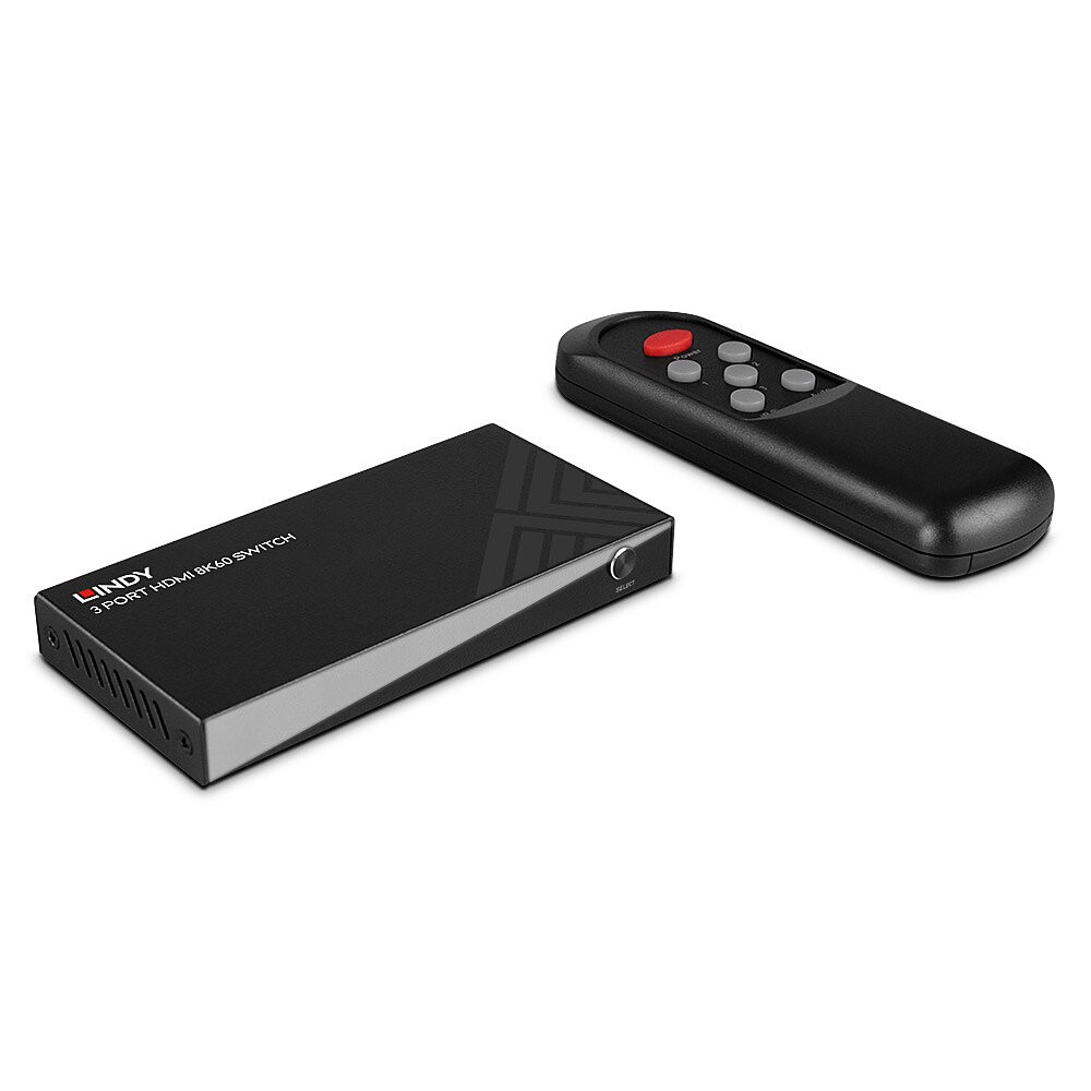 Lindy 3 Port HDMI 8K60 Switch - Lindy 3 Port HDMI 8K60 Switch, HDMI,