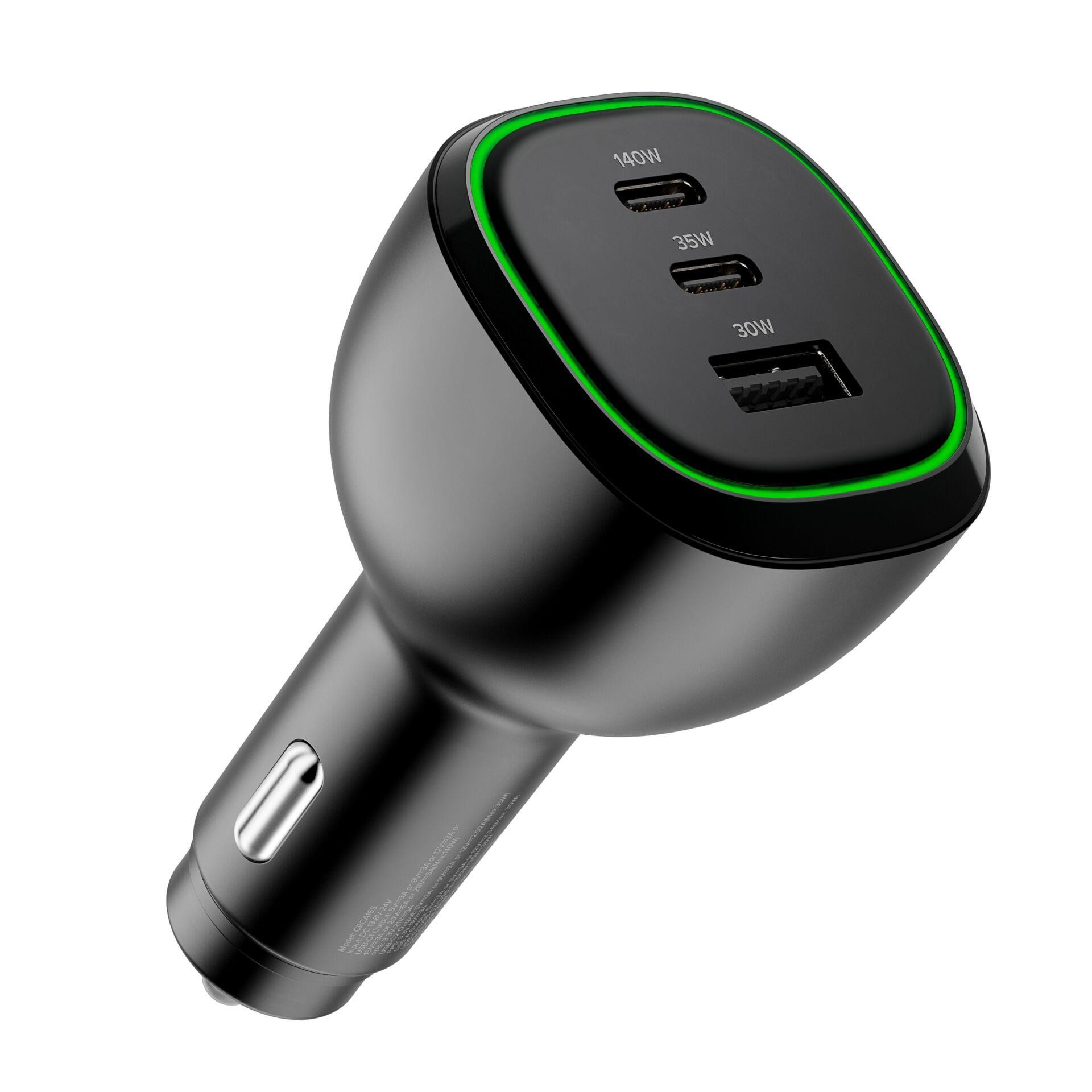 ALOGIC Rapid Power 165W USB-C Car Charger with 240W Charging Cable -
