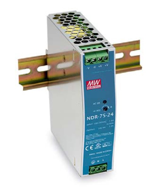 Level One ind. Netzteil POW-2432 24VDC 75W DIN-Schiene si