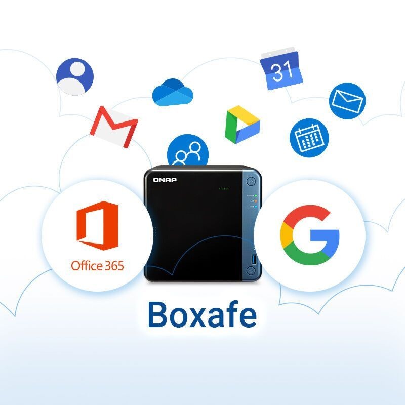 QNAP Boxafe M365 1 license(s) Backup / Recovery 1 year(s) - QNAP