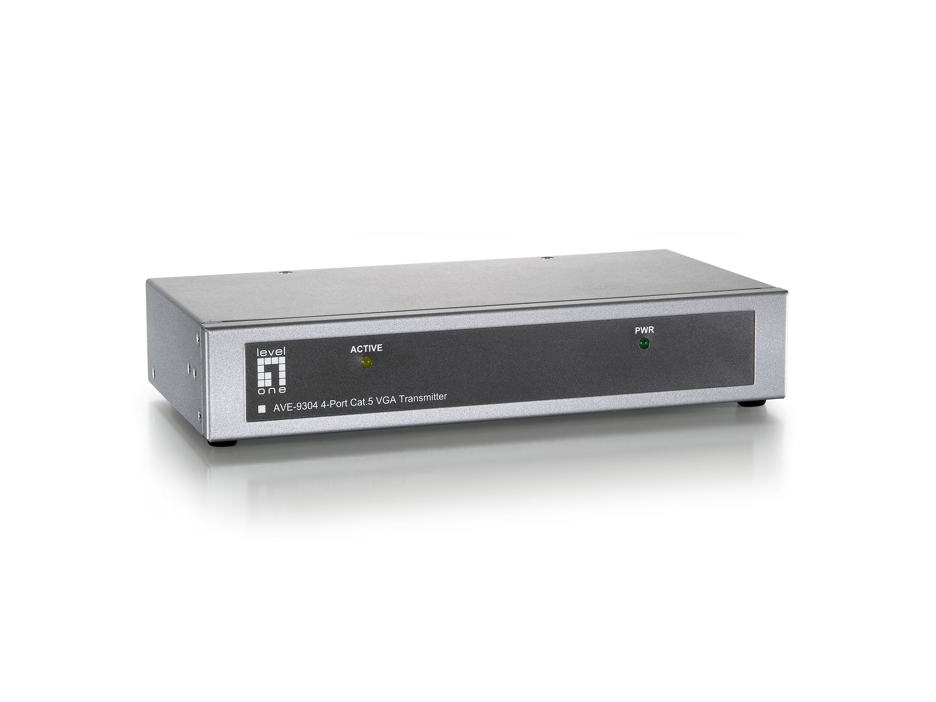 LevelOne AVE-9304 extension audio/video Émetteur AV Noir, Argent -