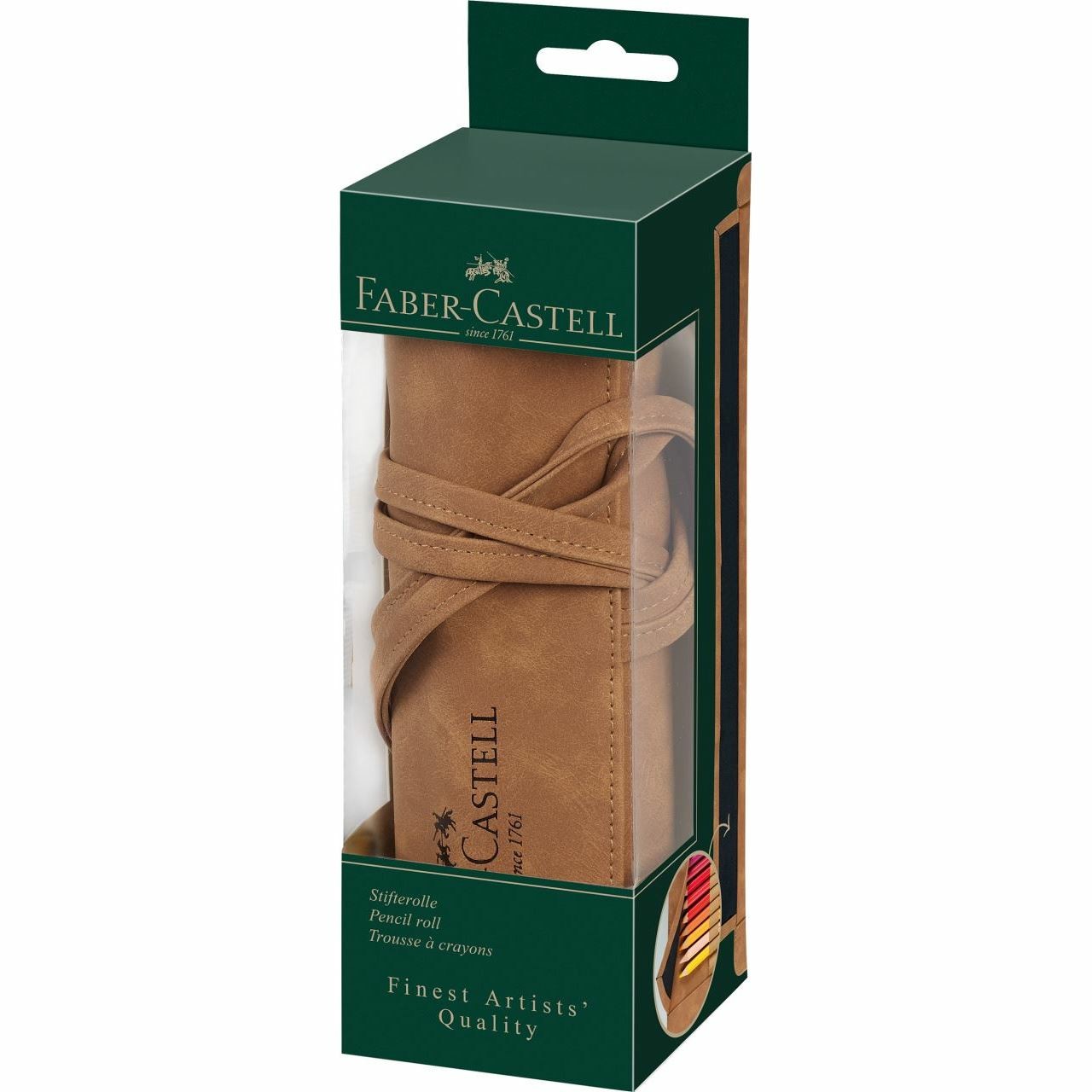 Faber-Castell 180010 pencil case Soft pencil case PU leather Brown -