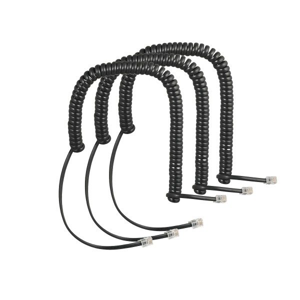 Auerswald 55001 telephone cable 2 m Black - Auerswald 55001, 2 m, RJ-