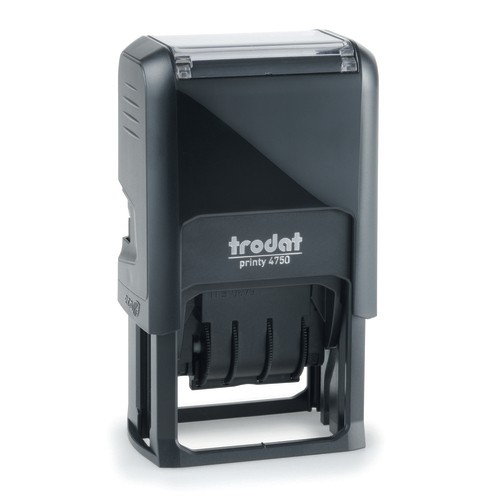 Trodat 141349 business stamp Self-Inking Text/Date stamp Rubber -