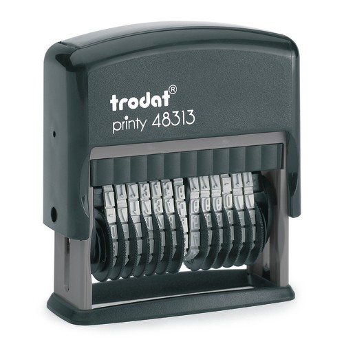 Trodat 48313 Number stamp - Trodat 48313, Number stamp, 3.8 x 48 mm,