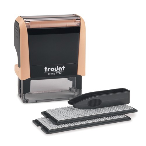 Trodat 4912 TYPOMATIC Self-Inking Text/Date stamp - Trodat 4912