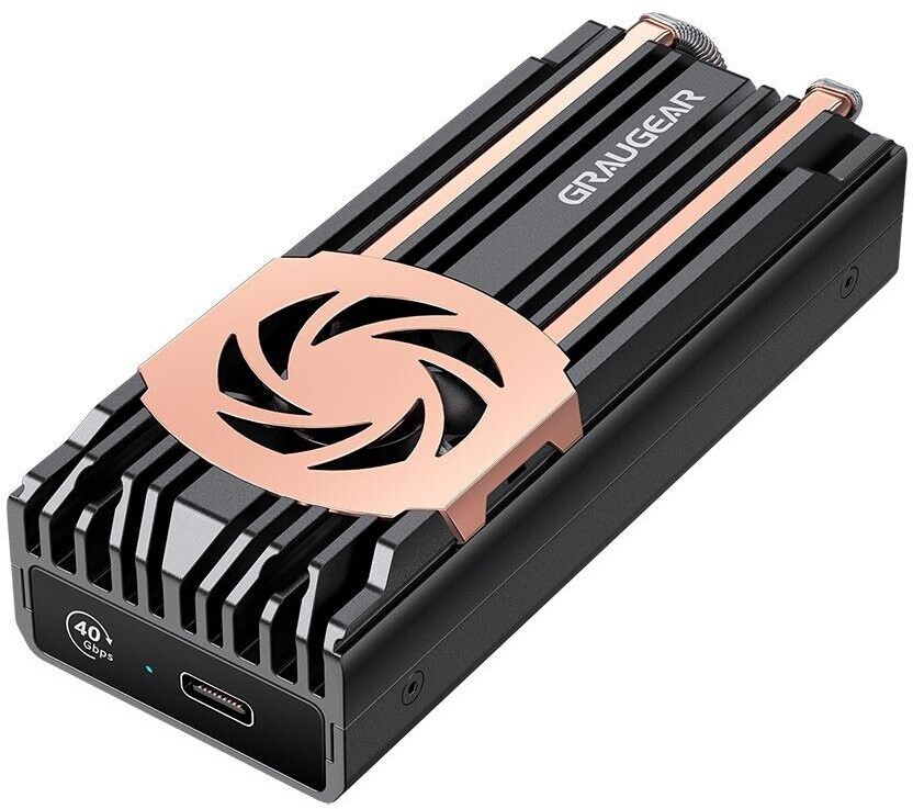 GRAUGEAR G-M2U4-40G-F caja para disco duro externo Caja externa para