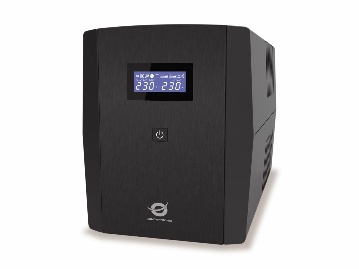 Conceptronic ZEUS08EM 1500VA 900W UPS, IEC, Schuko - Conceptronic