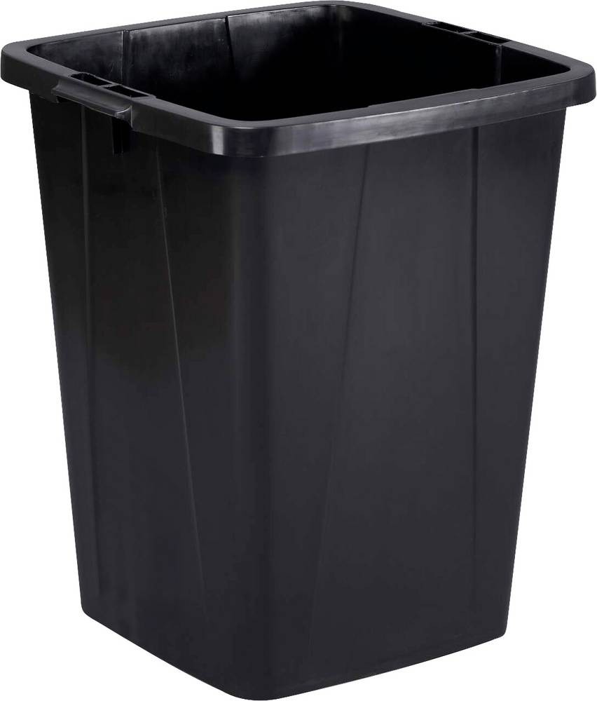 Durable 1800505221 waste container Rectangular Plastic Black -