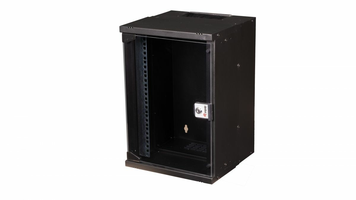 Equip Eco Mount 10' Cabinet, 09U, 300X300MM, RAL9005 Black - Equip