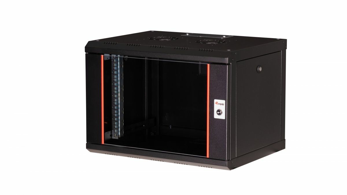 Equip Pro Mount 19' Cabinet, 07U, 600X450MM, RAL9005 Black - Equip