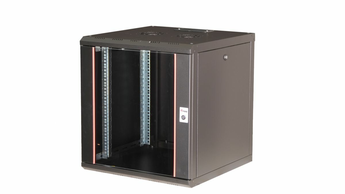 Equip EPM-12-6060-B-CBAA étagère 12U Rack monté sur le mur Noir -