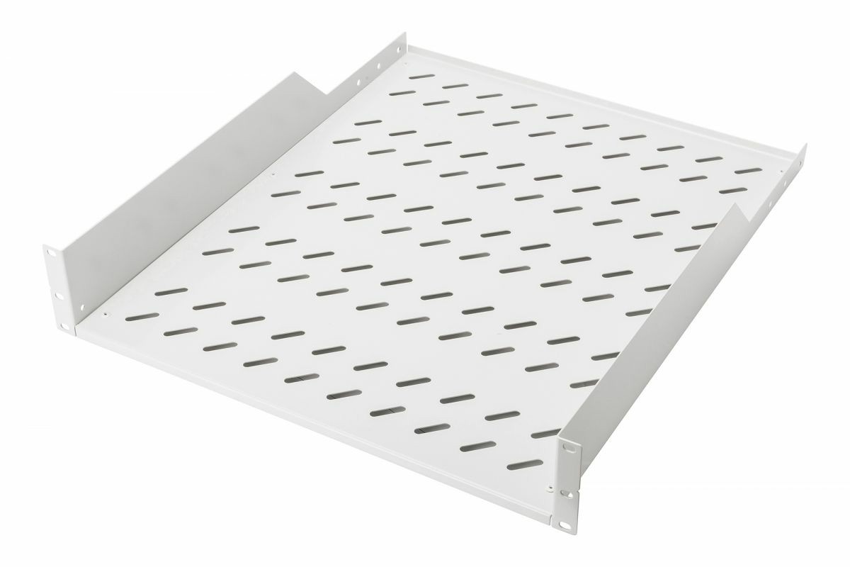 Equip Fixed Shelf 19', 2U, 800MM, Grey - Equip Fixed Shelf 19', 2U,