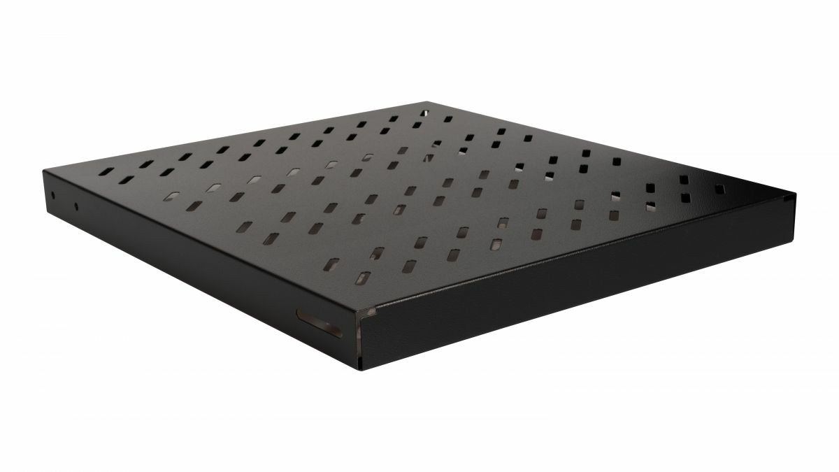 Equip Variable Shelf 19', 1U, 500MM, Black - Equip Variable Shelf 19',