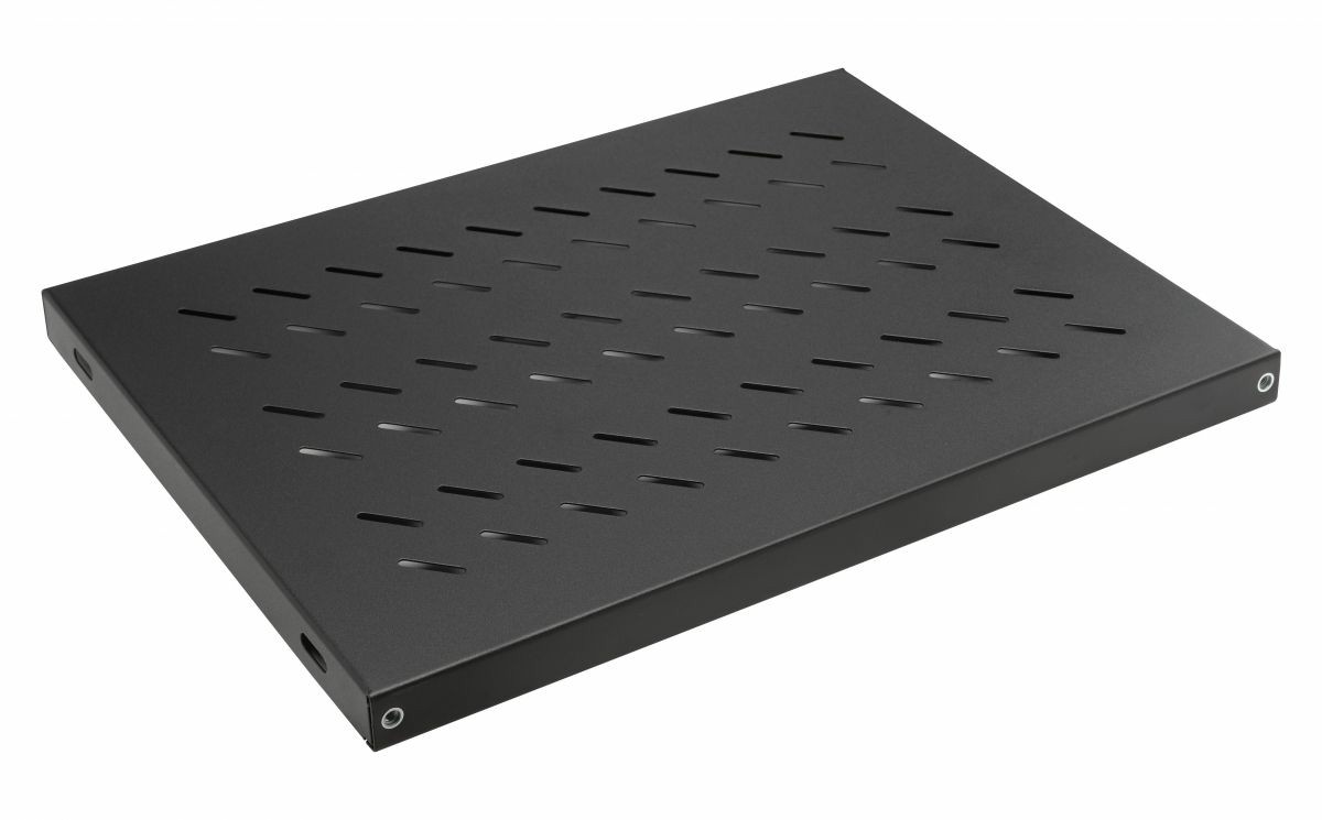 Equip Variable Shelf 19', 1U, 350MM, Black - Equip Variable Shelf 19',