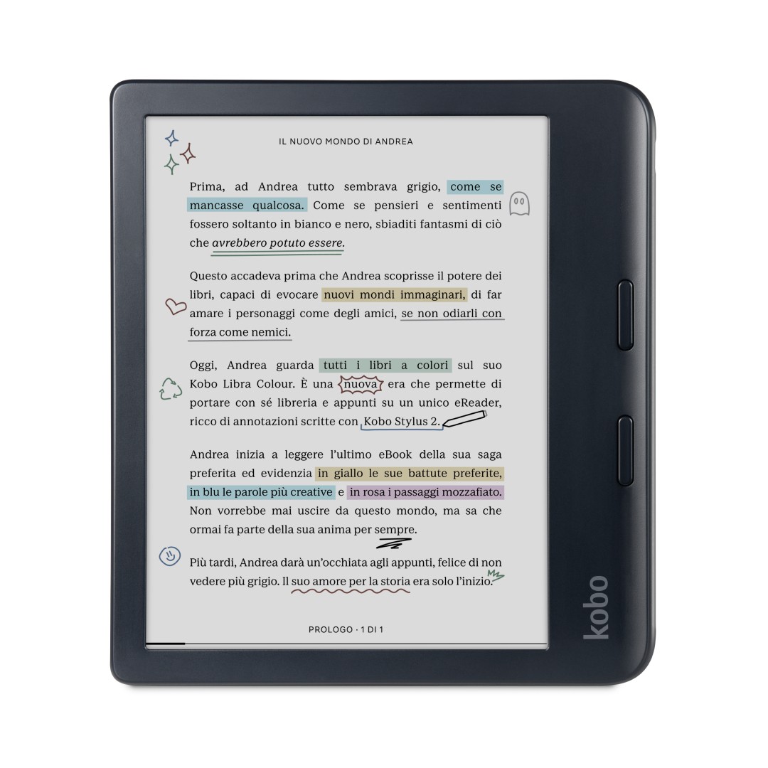 Rakuten Kobo Libra Colour Liseuse Écran tactile 32 Go Wifi Noir -