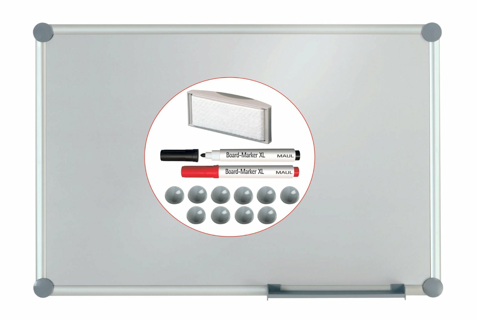 MAUL 6312384 whiteboard 60 x 90 mm Steel Magnetic - MAUL 6312384, 60