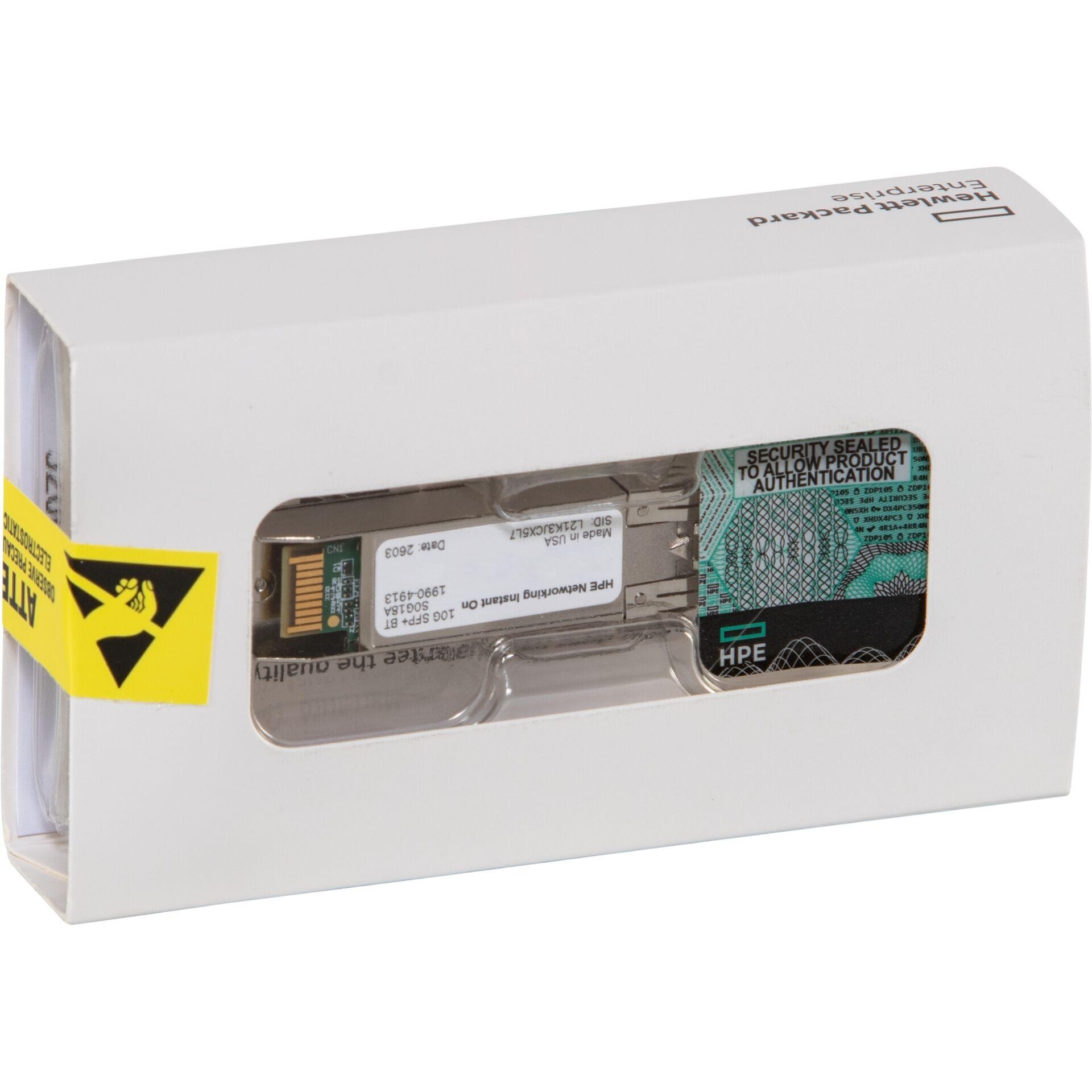 HPE Networking Instant On 10GBASE-T RJ45 30m Cat6a Transceiver - HPE