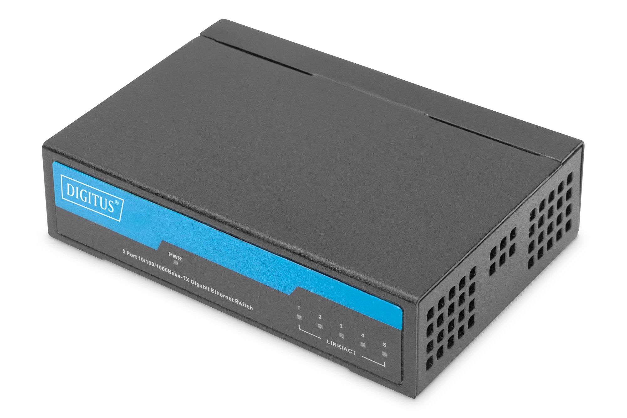 Digitus 5 Port Gigabit Switch, Unmanaged - Digitus 5 Port Gigabit