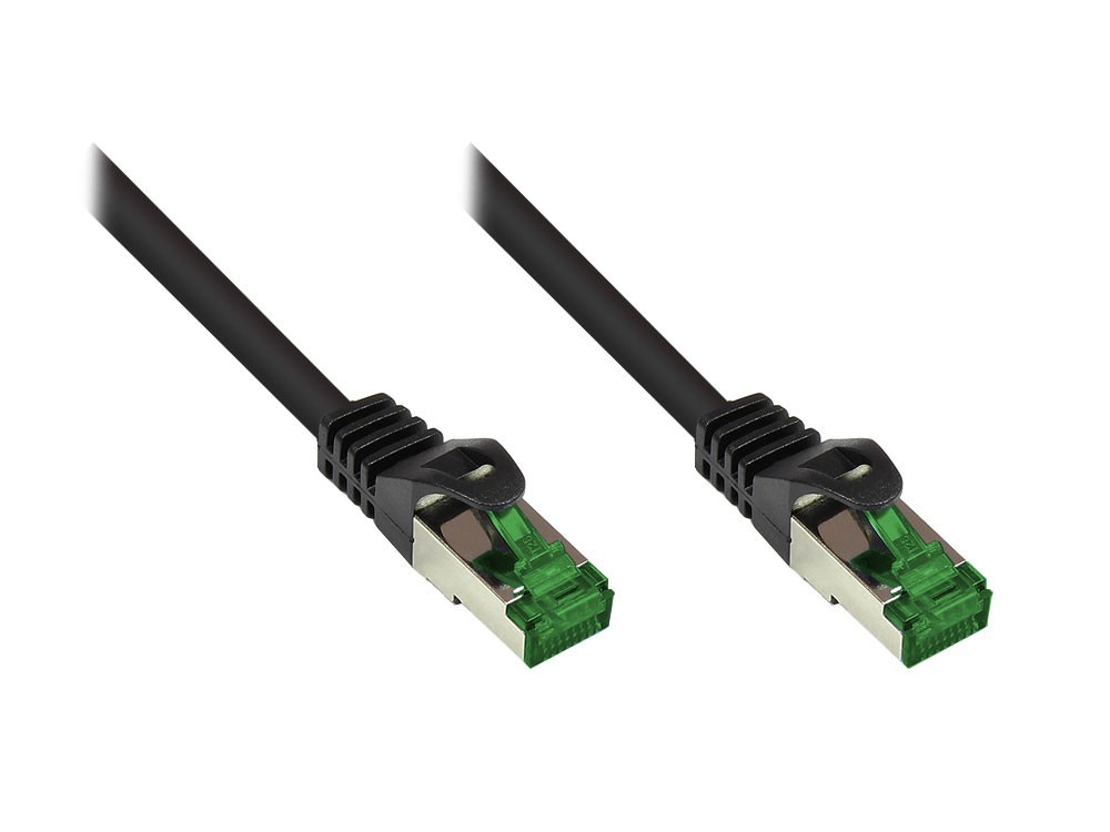 Alcasa 8062-H300S câble de réseau Noir 30 m Cat6a S/FTP (S-STP) -