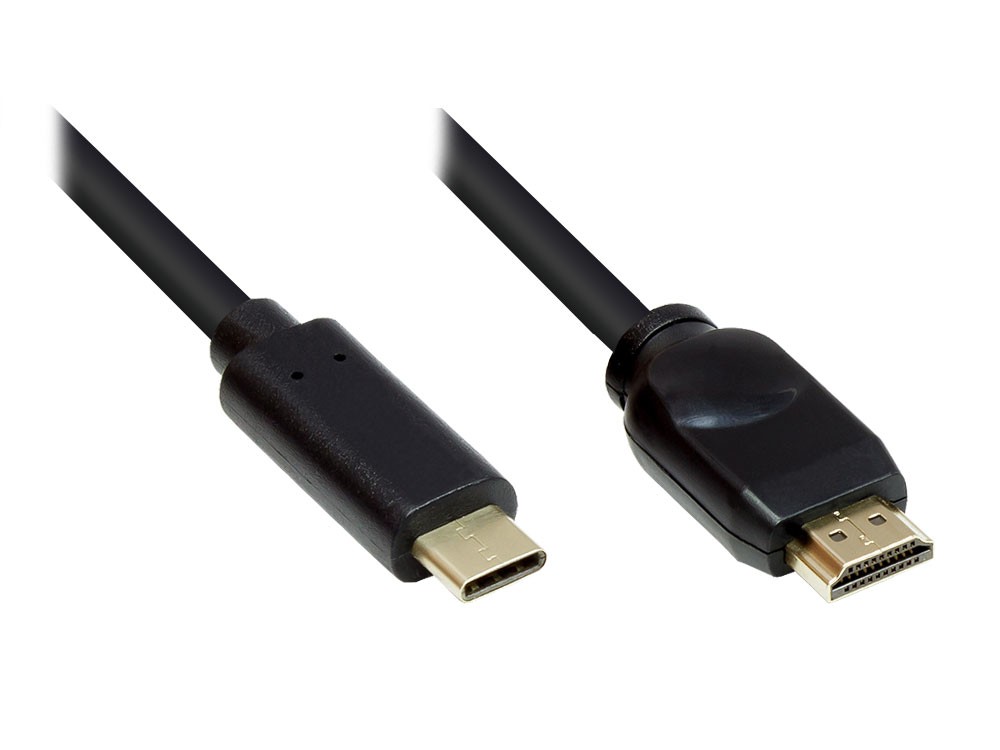 Good Connections Adapterkabel USB-C an HDMI 2.0 schw. 5m