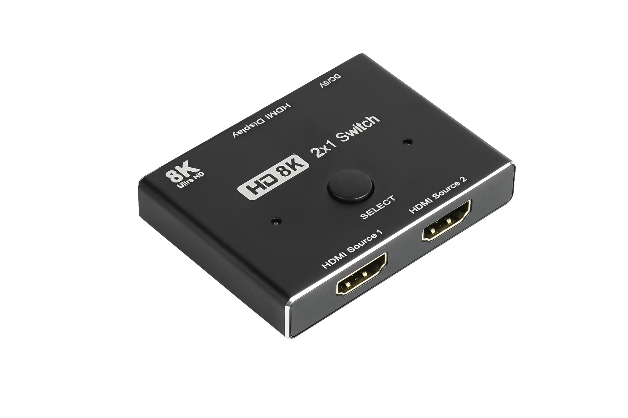Alcasa HDMI Switcher - Alcasa HDMI Switcher, HDMI, Métal, Noir, 7680