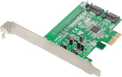 Dawicontrol DC-600E RAID controller PCI Express 2.0 6 Gbit/s -
