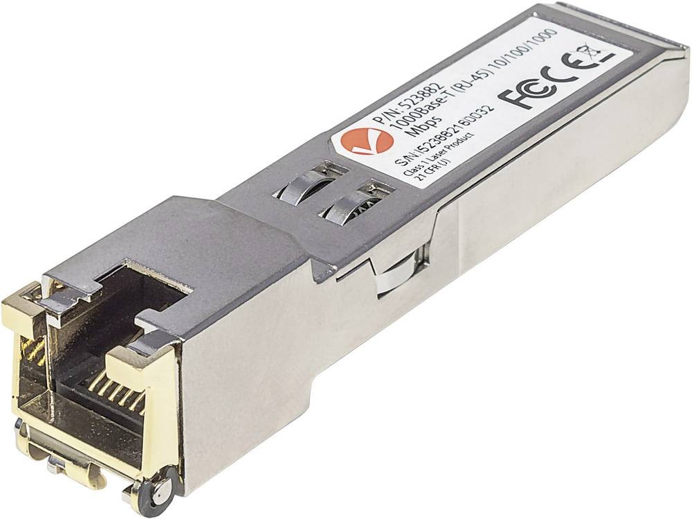 Intellinet Transceiver Module Optical, Gigabit RJ45 Copper SFP,