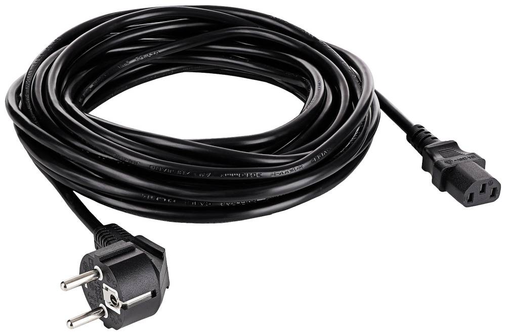 Akyga AK-PC-08C power cable Black 1.5 m CEE 7/7 IEC C13 - Akyga AK-PC-