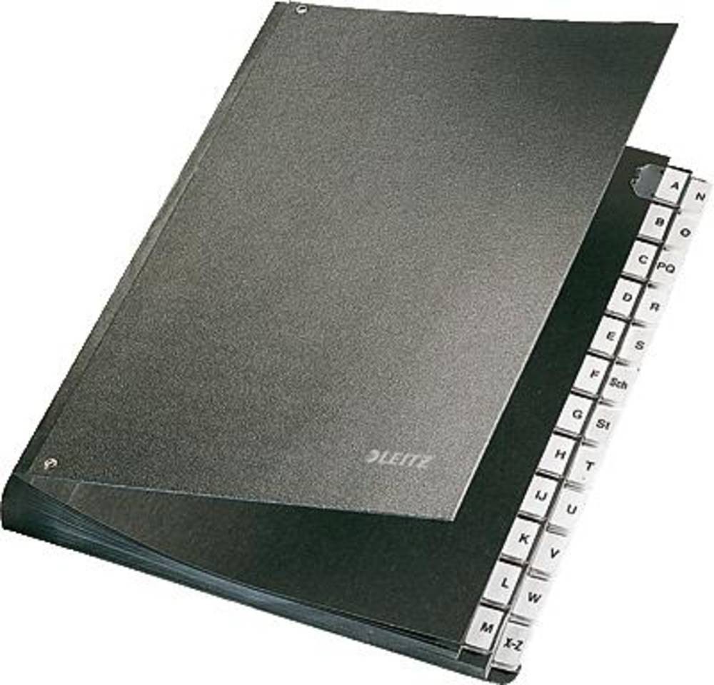 Leitz Pultordner 5824-00-95 5824 Hartpappe Schwarz DIN A4 Anzahl der