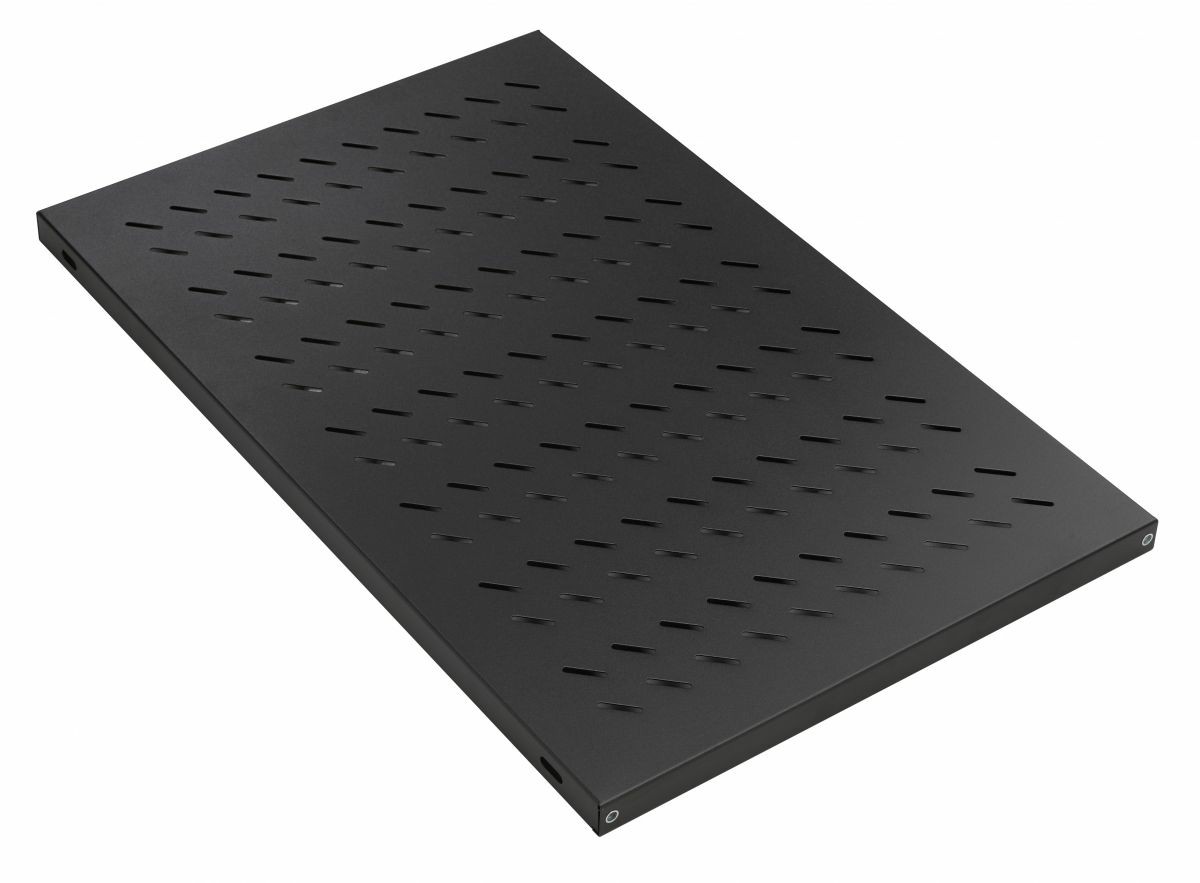 Equip Variable Shelf 19', 1U, 1000MM, Black - Equip Variable Shelf 19'