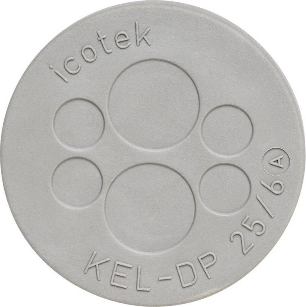 Icotek KEL-DP 32/10 Kabeldurchführungsplatte Klemm-Ø (max.) 9.4mm