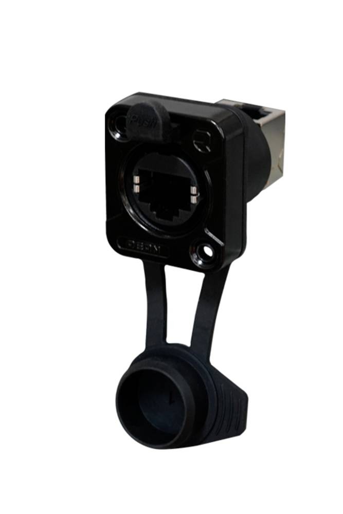 Rean AV RJ45 Feedthrough, 90° UP, IP65 Airtight, BULK RRE8F-Z-011-0