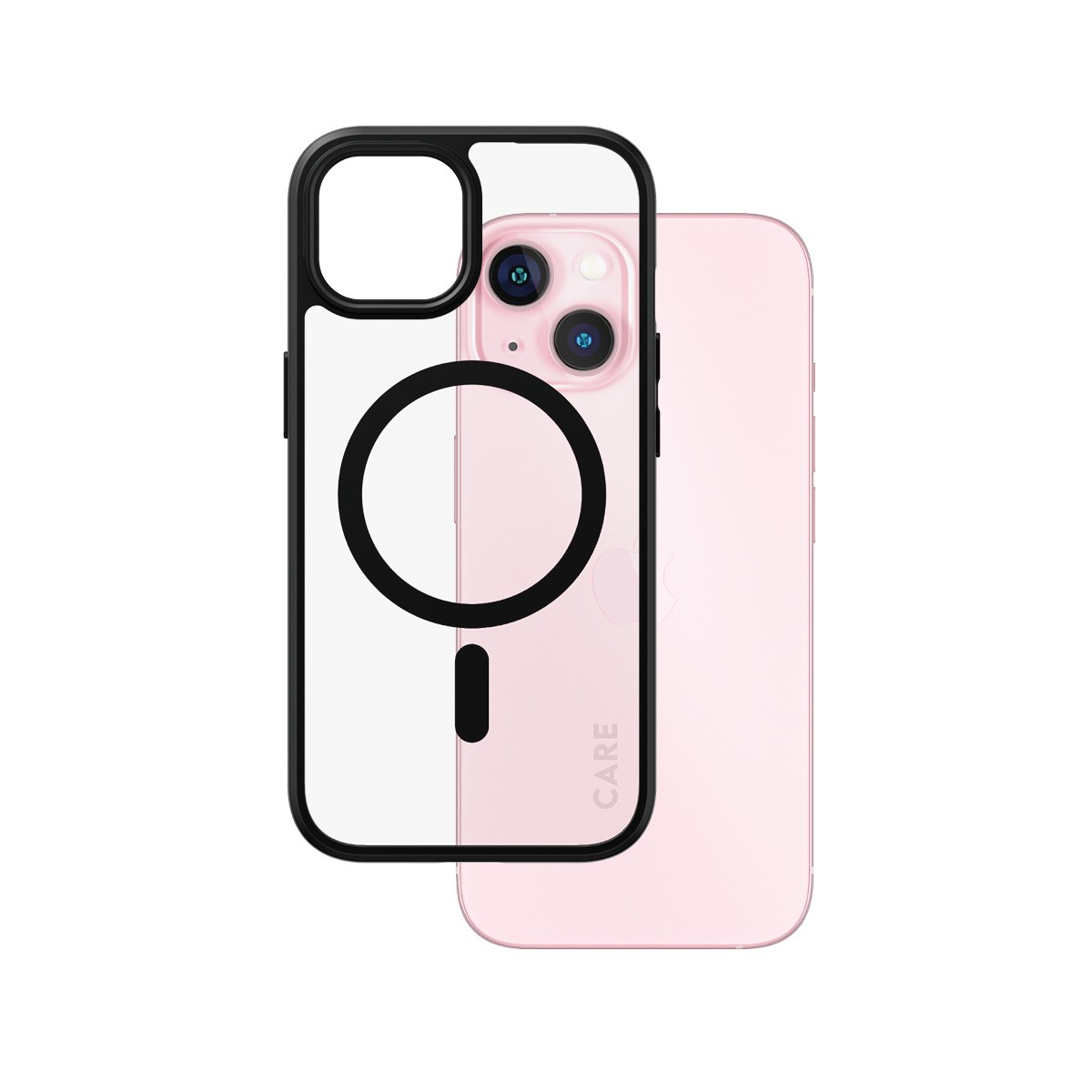 PanzerGlass CARE by Urban Combat Case Transparent w. Black
